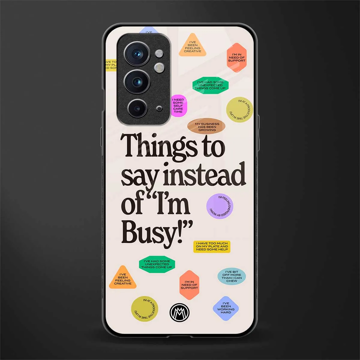 10 Things To Say Phone Case for OnePlus 9RT | Glass Case