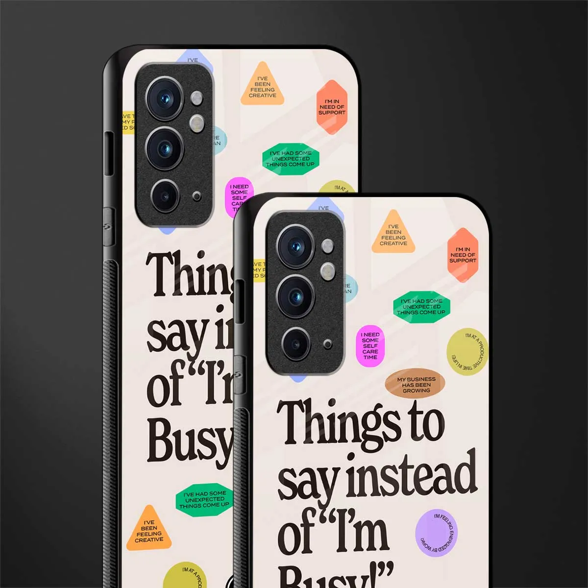 10 Things To Say Phone Case for OnePlus 9RT | Glass Case