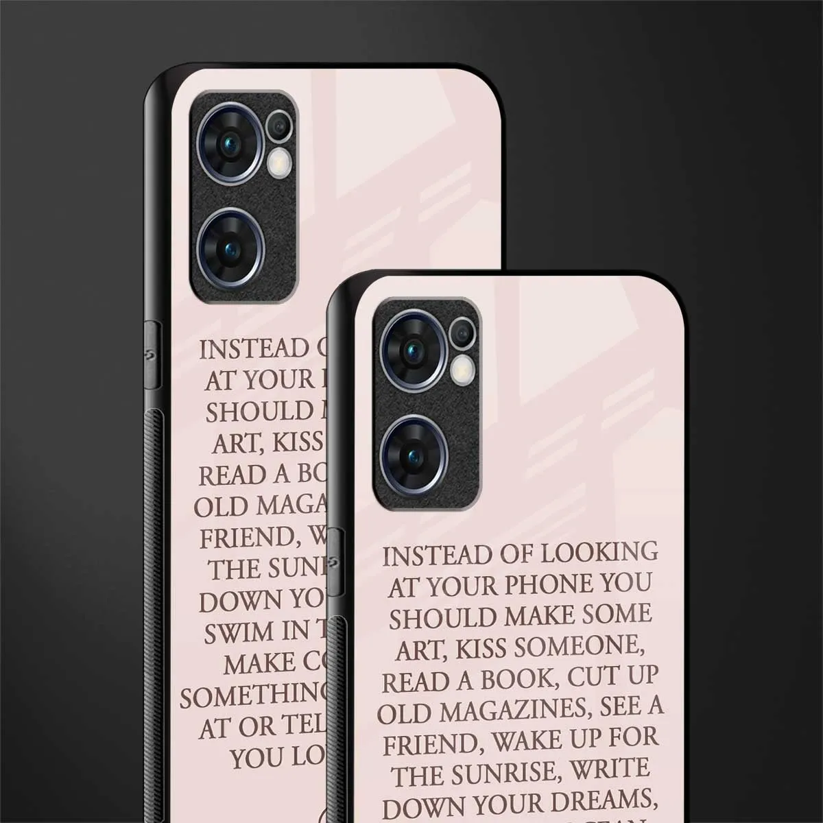 11 Things To Do Phone Case for Oppo Reno7 5G | Glass Case