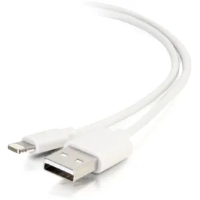 1M Usb A Male To Lightning Male Sync And Charging Cable - White (3.3Ft)