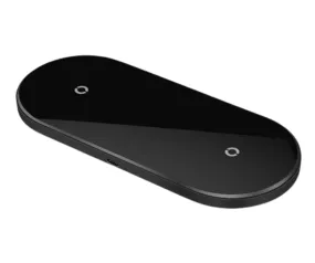 2 in 1 20W Dual Seat Qi Wireless Charger