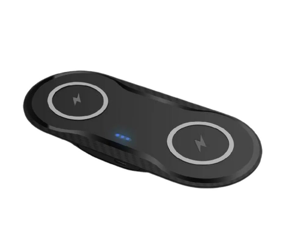 2 in 1 20W Dual Seat Qi Wireless Charger