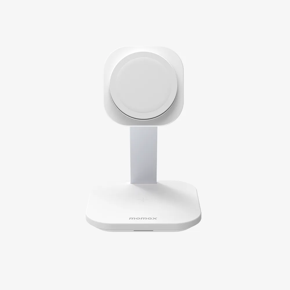 2-in-1 MagSafe Wireless Charging Stand - White