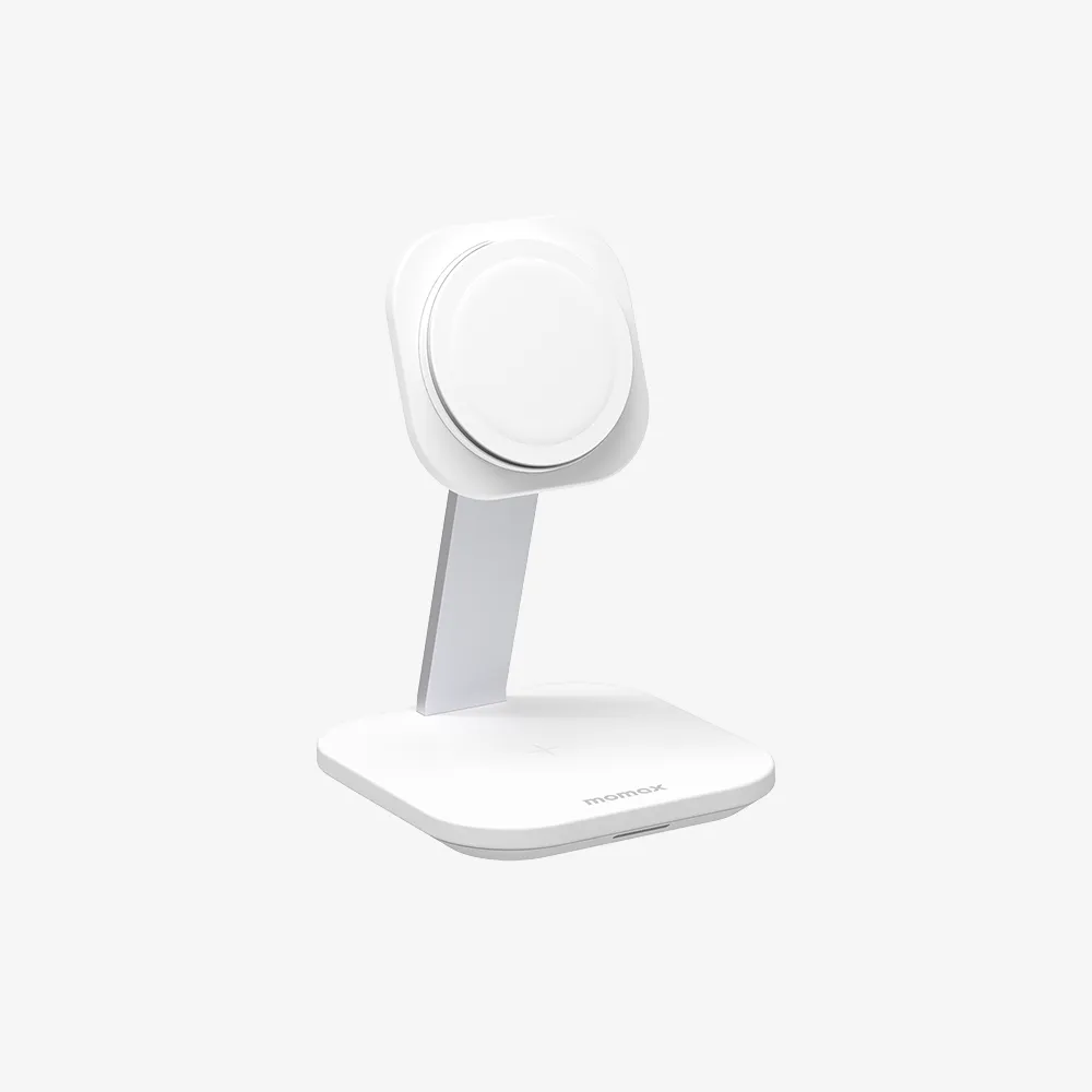 2-in-1 MagSafe Wireless Charging Stand - White