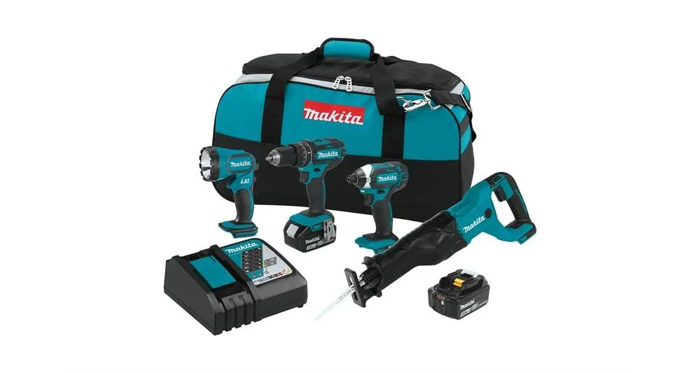 2020 Makita 18V LXT® 4-Pc. Combo Kit (XT440)