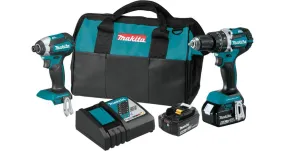 2021 Makita 18V LXT® Lithium-Ion Brushless Cordless 2-Pc. Combo Kit (5.0Ah) (XT269T)