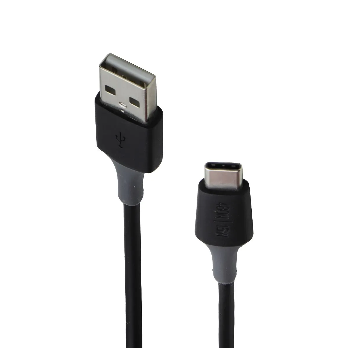 360 Electrical Infuse 3 FT USB-C to USB-A Charging Cable - Black