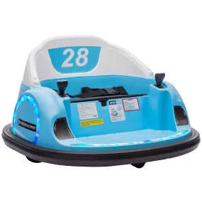 360° Rotation 12V Kids Bumper Car w/ Remote Control 370-347V70LB