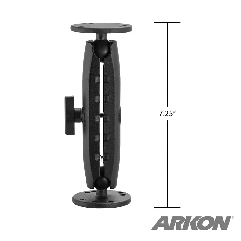 4-Hole AMPS Drill Base Mount with Circular Metal AMPS Drill Base and Head