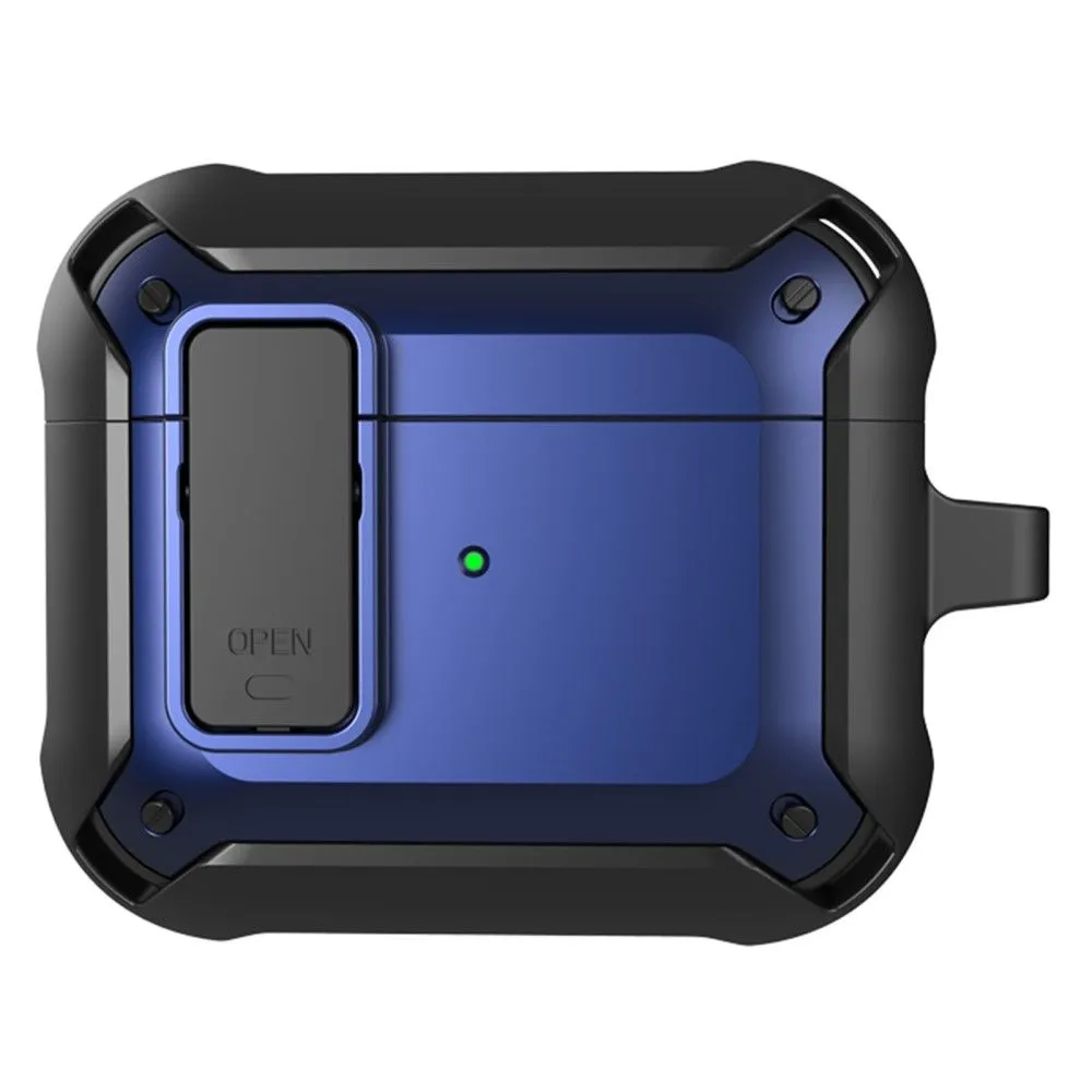 AirPods 3 snap-on lid design TPU case - Blue / Black