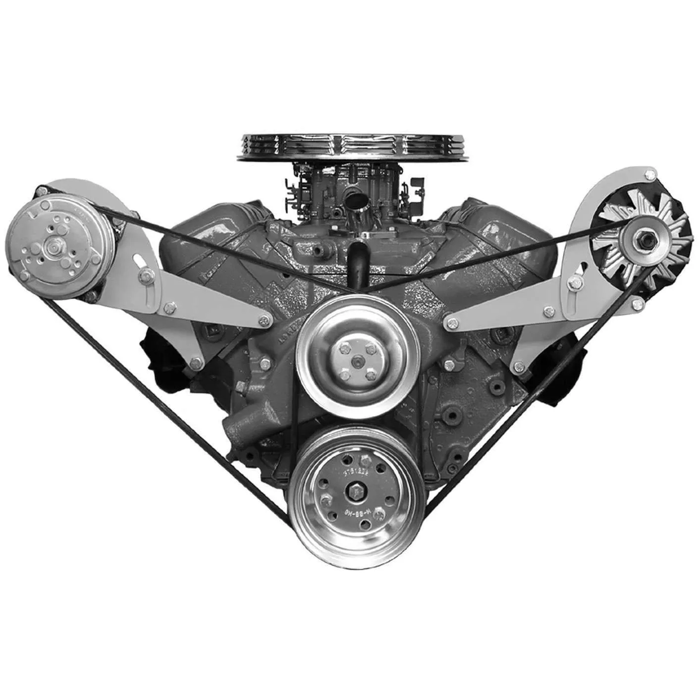 Alan Grove Alternator Bracket - BB Chevy - Short Water Pump - Low Profile - Corvette / Camaro