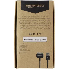 Amazon Basics 30-Pin to USB Charging Cable for iPhone 4, iPod iPad 3rd Gen Black