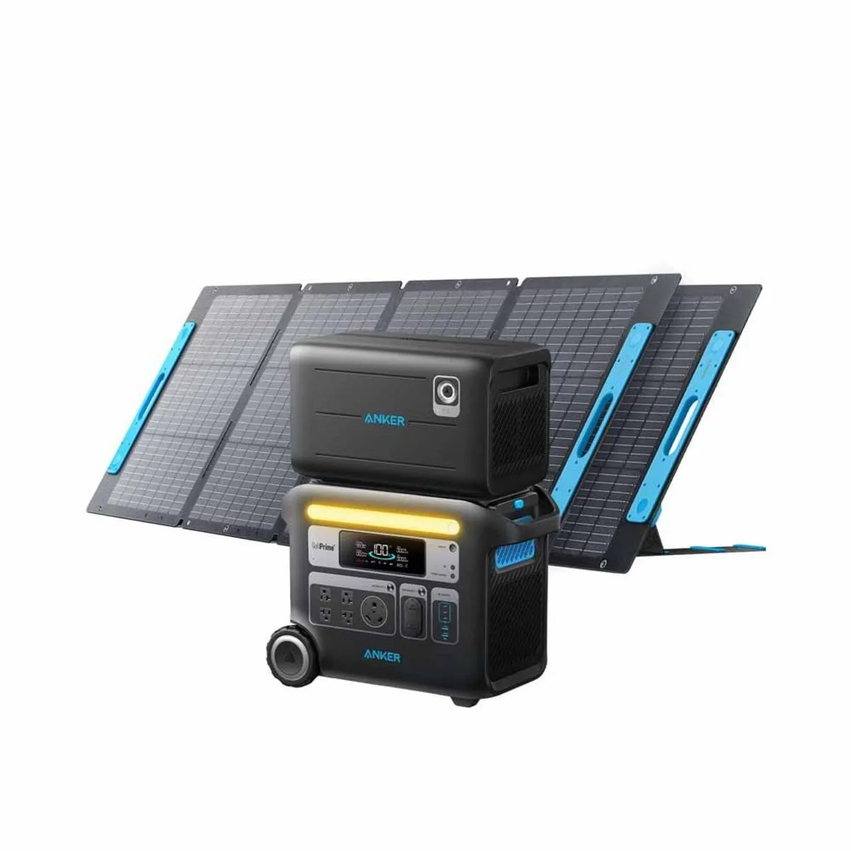 Anker Solar Generator 767 - PowerHouse 2048Wh with 2 x 200W Solar Panel and Expansion Battery