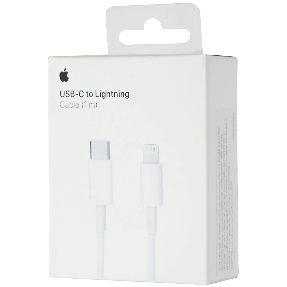 Apple 3.3-Ft (1m) USB-C to Lightning 8-Pin Cable - White (MQGJ2AM/A)