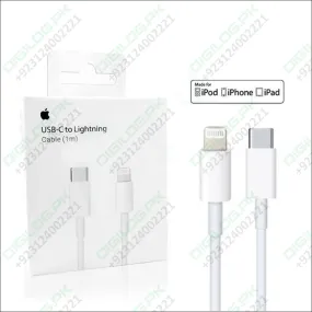 Apple Iphone Charging Cable Usb c To Lightning 1 Meter In Pakistan