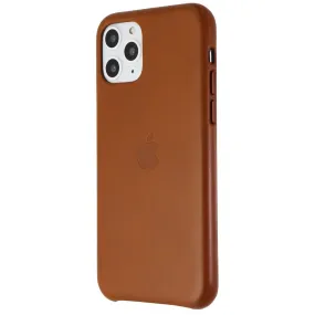 Apple Leather Case for iPhone 11 Pro (5.8-inch) Smartphone - Saddle Brown