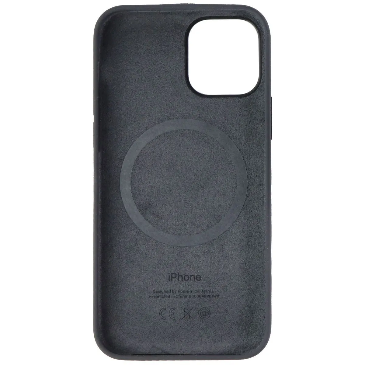 Apple Silicone Case for MagSafe for iPhone 12 Pro and iPhone 12 - Black