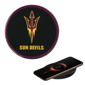 Arizona State University Qi Wireless Charger With Illuminated Sun Devils Logo & Built-In Power bank