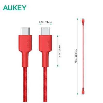 Aukey CB-CD45 60W PD 0.9m USB-C to USB-C Cable