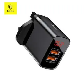 Baseus 18W Fast Charger with Digital Display