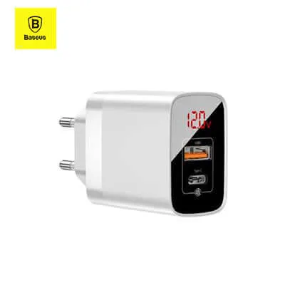 Baseus 18W Fast Charger with Digital Display