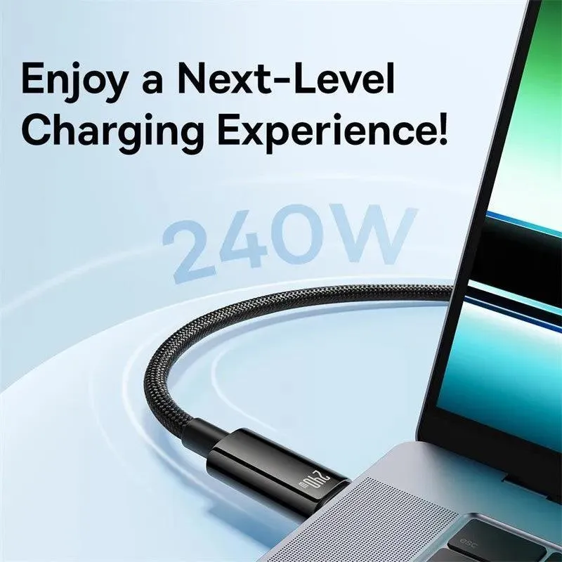 Baseus USB C Cable for iPhone & Samsung: High-Power Charging Solution