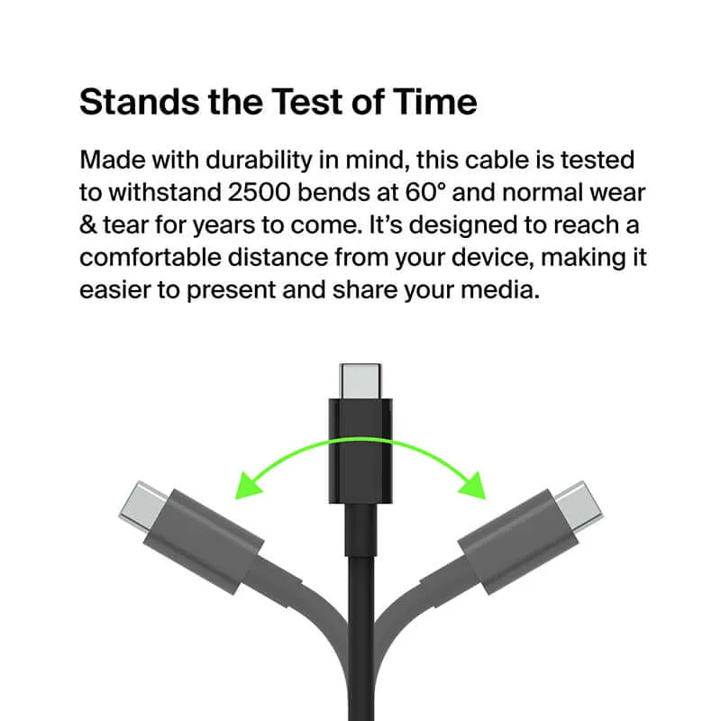 Belkin AVC012bt2MBK Connect USB-C to HDMI Cable