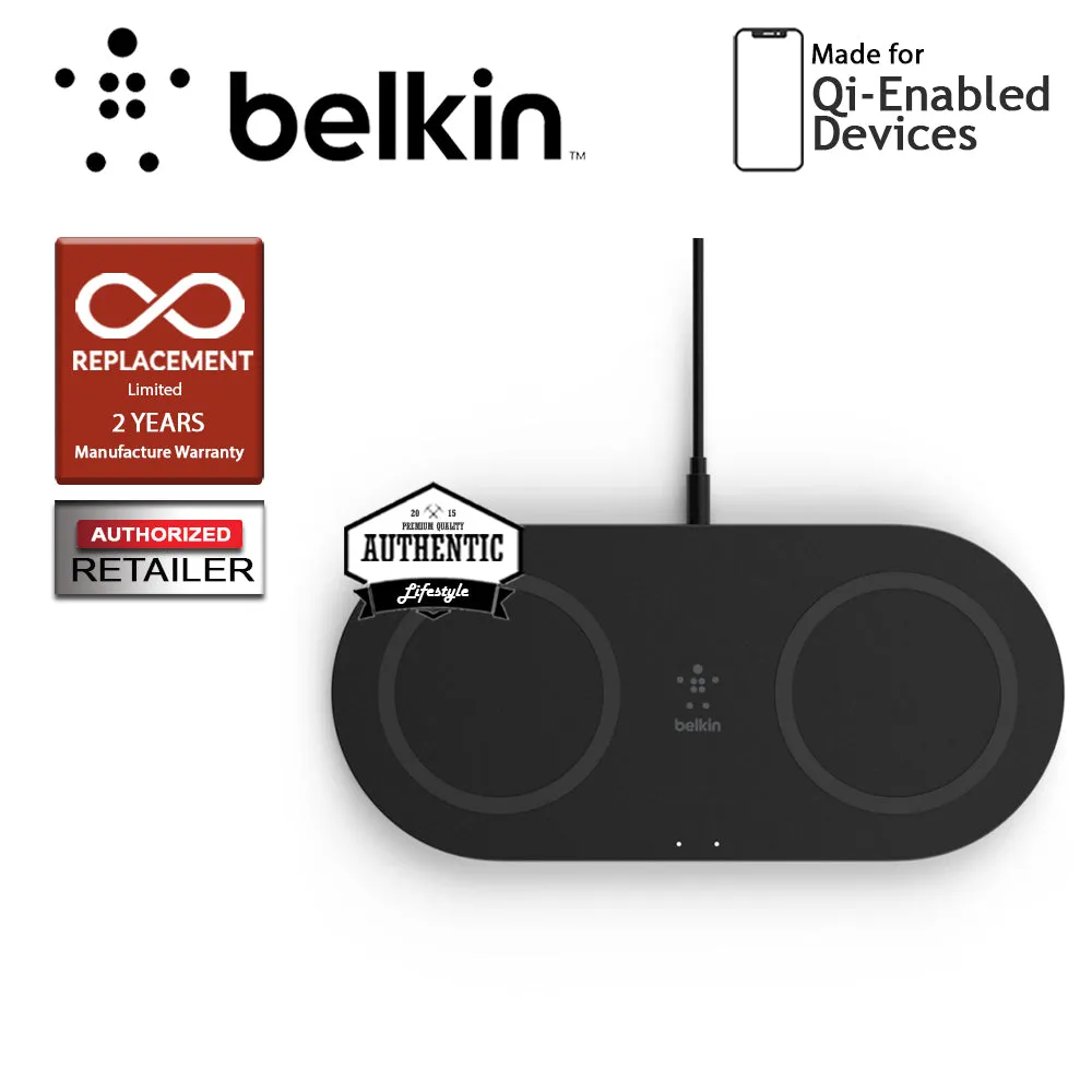 Belkin BOOST↑CHARGE™ 15W Dual Wireless Charging Pad - Black (Barcode : 745883814282 )