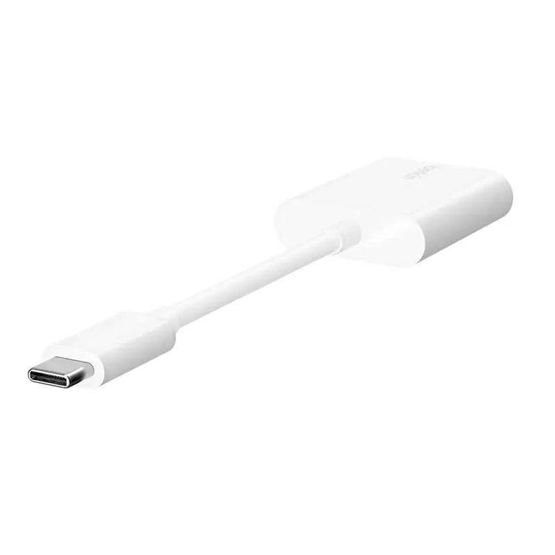 Belkin F7U081 RockStar USB-C Audio   Charge Adapter