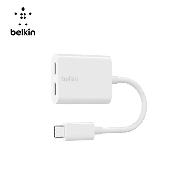 Belkin F7U081 RockStar USB-C Audio   Charge Adapter