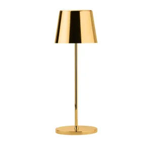 Bermuda LED Cordless Lamp 32cm - Gold - Pack 6