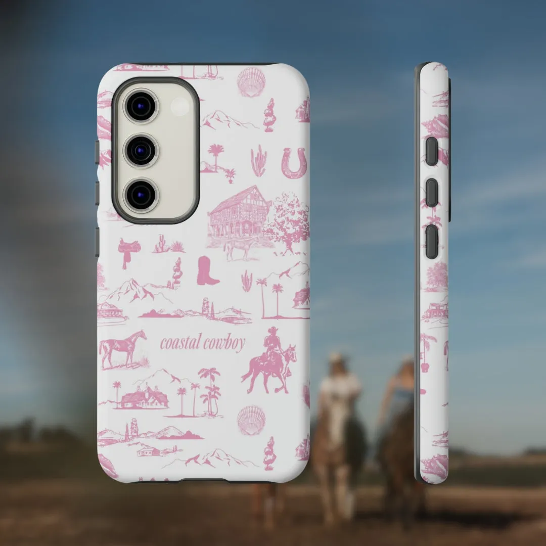 Blush Toile Phone Case