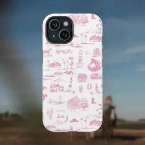 Blush Toile Phone Case