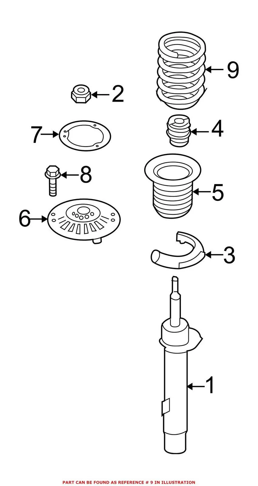 BMW Coil Spring – Front 31336851717