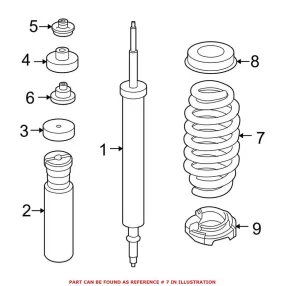 BMW Coil Spring – Rear 33536767340