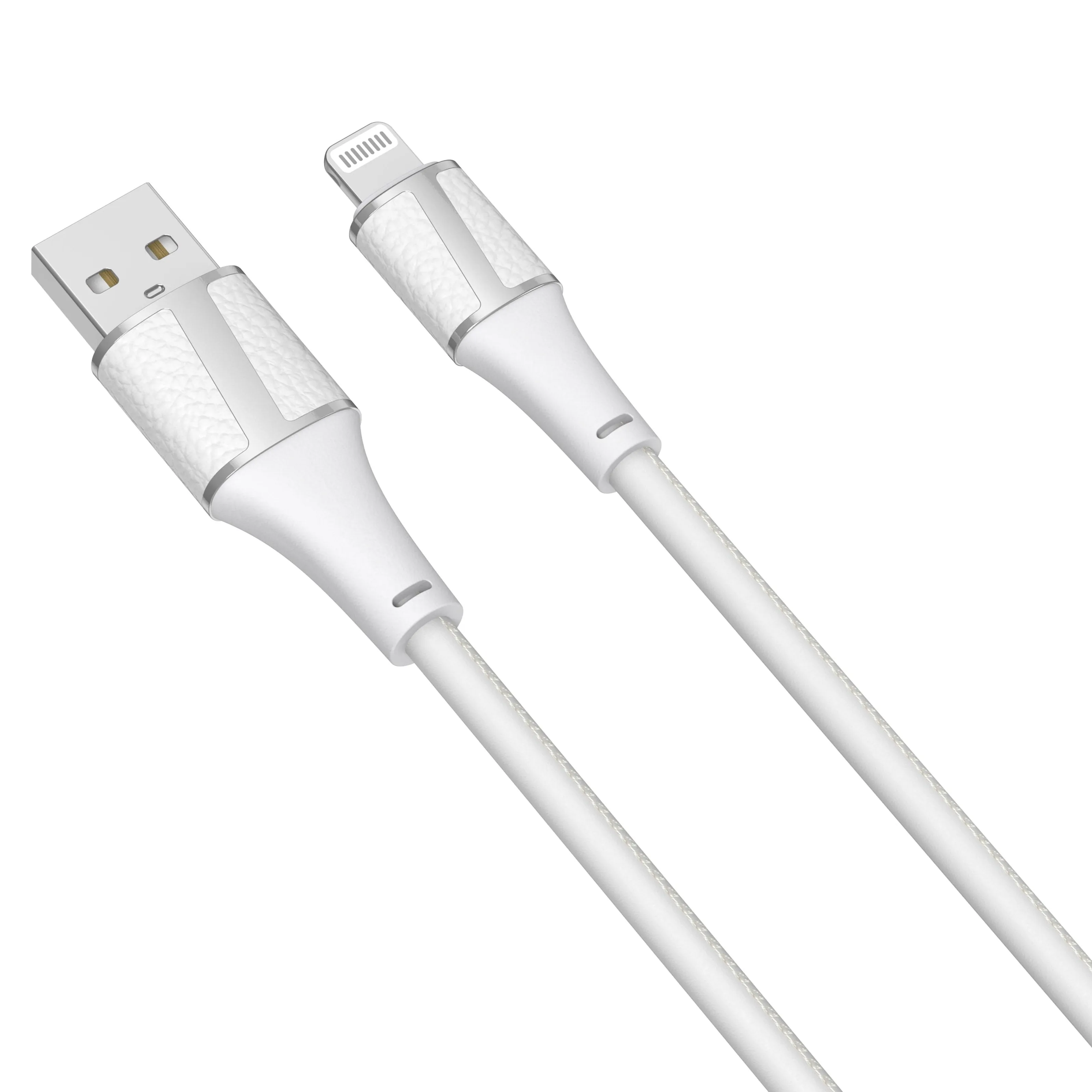 Brookstone Leather MFI Certified Lightning Sync & Charge Cable- 4ft, 6ft, 10ft