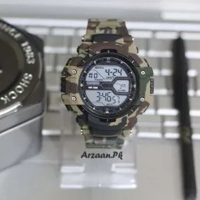 Camouflage Sports Watch (100% Waterproof)