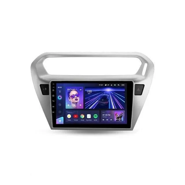 Car Dealz 10.2" Android 12.0 For Peugeot 301 For Citroen C-Elysee CElysee 2012 - 2016 In Dash Plus OEM Fascia