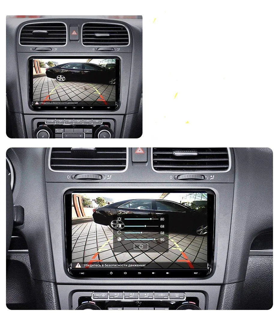 Car Dealz 9" Android 10.0 Volkswagen Golf 6 2008-2016 In Dash Plus OEM Fascia