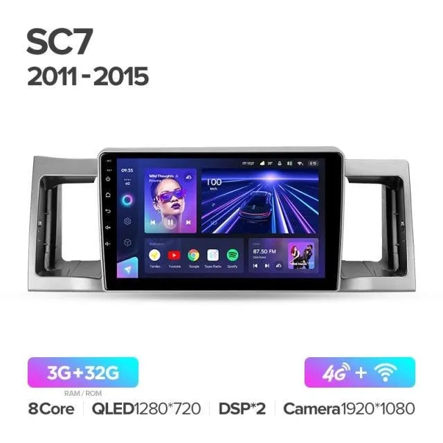 Car Dealz Elite 4G Data Model 10.2" Android 12.0 For Geely SC7 2011 - 2015 In Dash Plus OEM Fascia