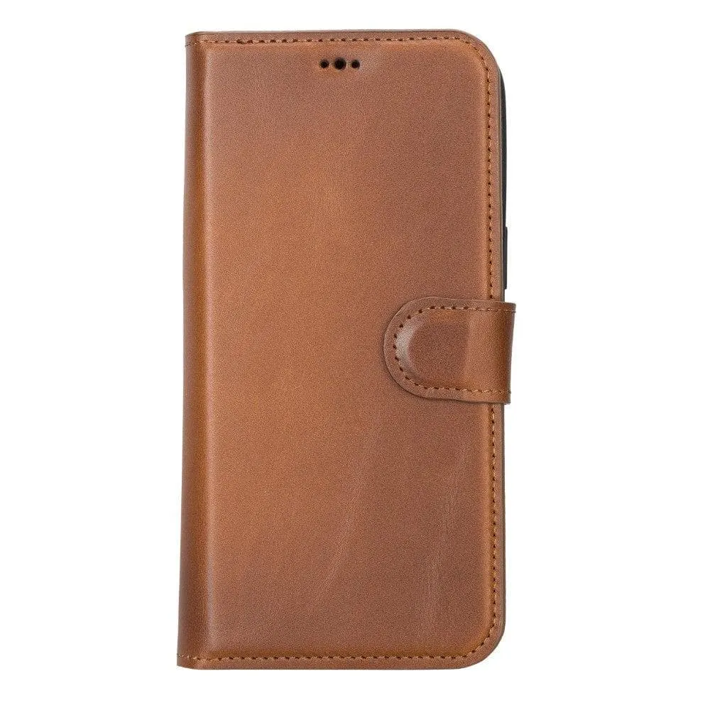 Carter iPhone 14 Pro Detachable Wallet Case, Rustic Tan