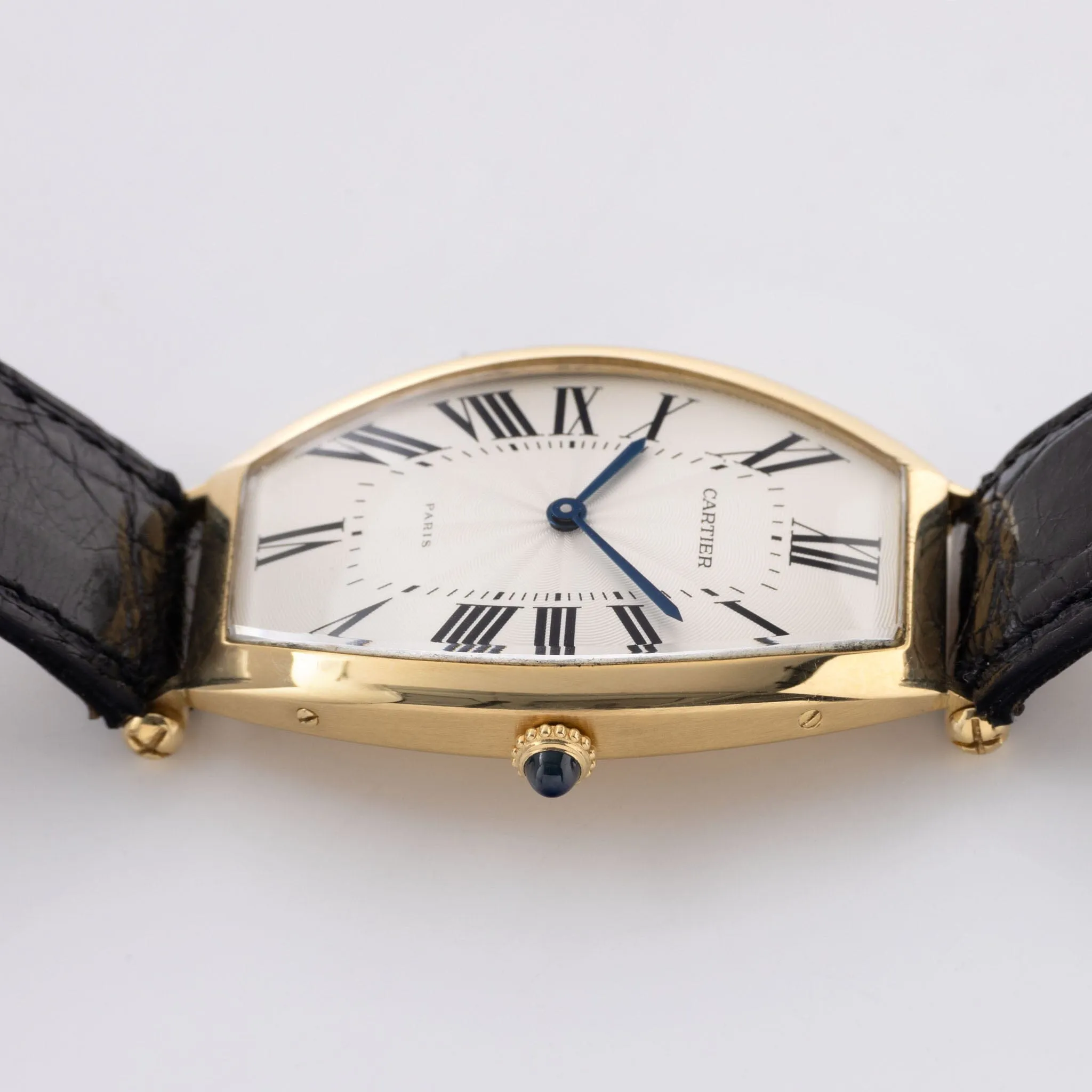 Cartier Paris Tonneau 18kt Yellow Gold “Paris “Dial