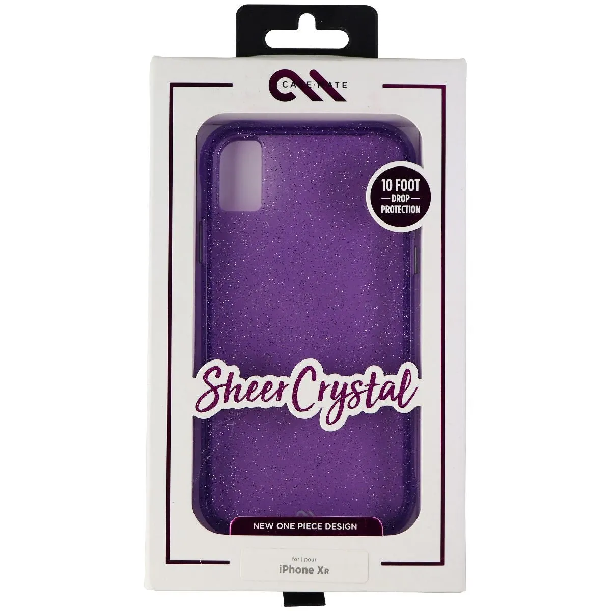 Case-Mate Sheer Crystal Series Case for Apple iPhone XR - Crystal Purple