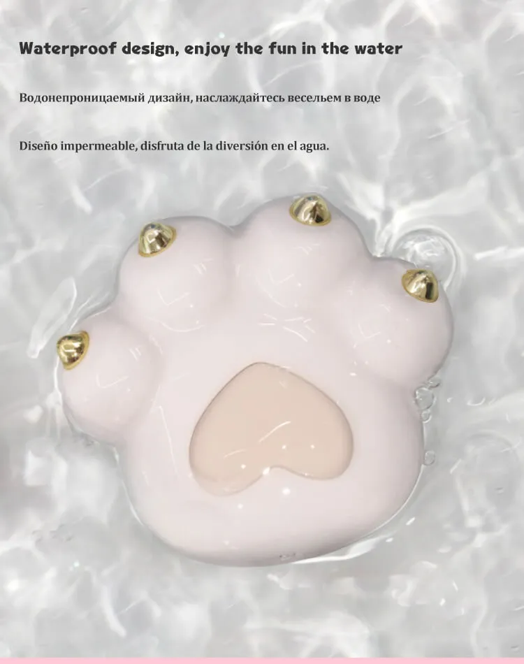 Cat Paw Vibrator Cute Soft Silicone Clitoral Vibrators