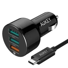 CC-T11 Qualcomm Quick Charge 3.0 3 USB Ports 42W 7.8A Car Charger