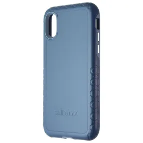 CellHelmet Fortitude Pro Series Hard Case for iPhone Xs and X - Slate Blue