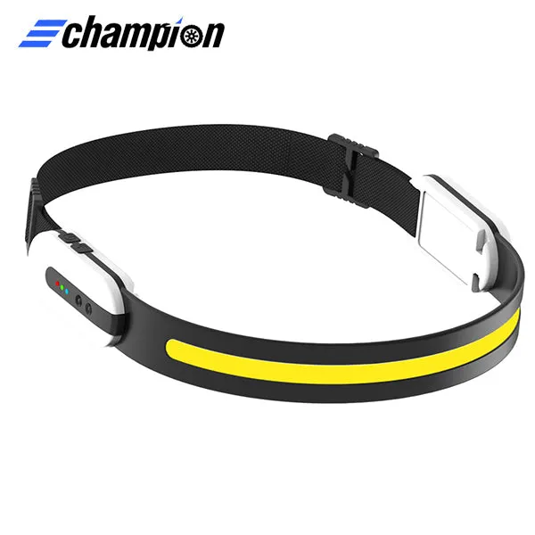 Champion - CP-H004 - Waterproof / Shockproof - Bluetooth - COB Rechargeable LED Headlamp Work Light - 350 Lumens - 1200mAh Rechargeable Battery