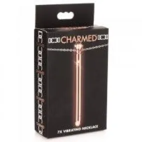 Charmed 7X Vibrating Necklace - Rose Gold by XR Brands