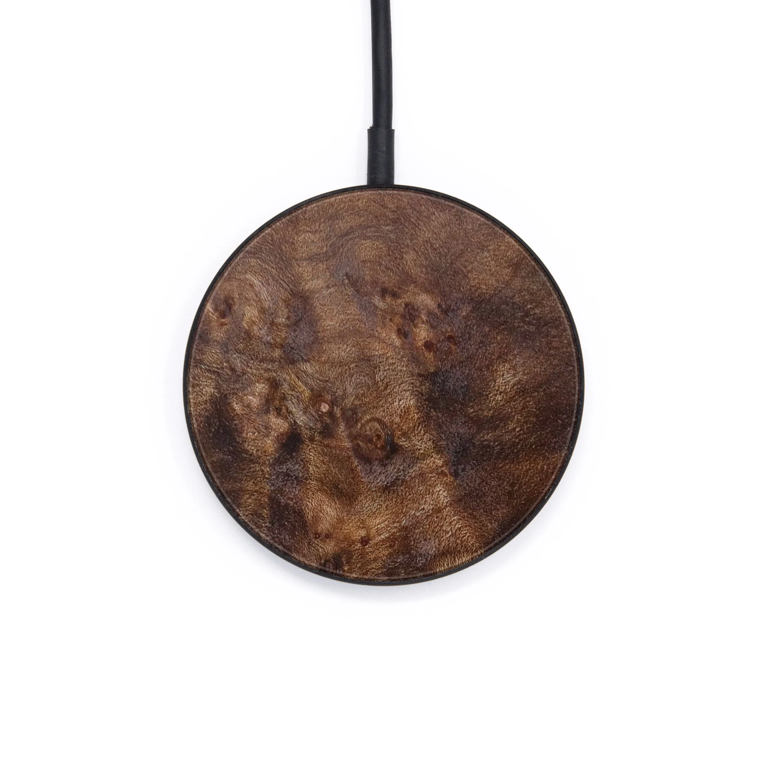 Circle Wood Resin Wireless Charger - Breanna (Wood Burl, 648390)