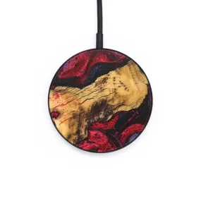 Circle Wood Resin Wireless Charger - Callum (Red, 691046)